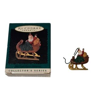 Vtg 1996 Hallmark The Night Before Christmas Santa & His Sleigh